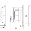 LWBE3G280-102PS-16 外形尺寸图 LONGWELL 朗伟