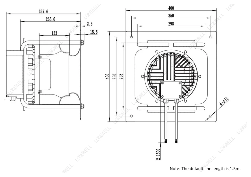 LWBE3G280-138PT-06 外形尺寸图