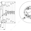 LWBE3G310-102NS-19 外形尺寸图 LONGWELL 朗伟