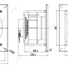 LWBE3G310-102PS-02 外形尺寸图 dimension drawing LONGWELL 朗伟