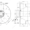 LWBE3G355-092NS-19 外形尺寸图 LONGWELL 朗伟