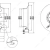 LWBE3G355-102NT-25 外形尺寸图 LONGWELL 朗伟