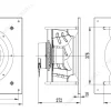 LWBE3G355-102PS-16 外形尺寸图 LONGWELL 朗伟