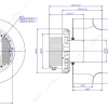 LWBE3G400-138NT-12 外形尺寸图 dimension drawing LONGWELL 朗伟