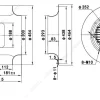 LWBE3G450-188NT-22 外形尺寸图 LONGWELL 朗伟