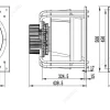 LWBE3G450-188PT-09 外形尺寸图 dimension drawing LONGWELL 朗伟