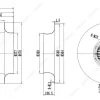 LWBE3G560-188NT-09 外形尺寸图 LONGWELL 朗伟