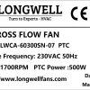 LWCA-60300SN-07 LWCA-60300SN-07 AC 贯流风机 Ø60mm