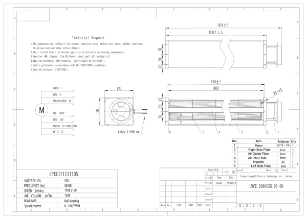 LWCE-90800SN-06 外形尺寸图 dimension drawing LONGWELL 朗伟