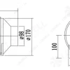 LWDA-100(4")S-PWN-15 外形尺寸图 LONGWELL 朗伟