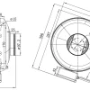 LWDA-100S-MBN-14 LWDA-100S-MBN-14 金属管道风机 Ø100mm