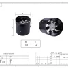 LWDA-150(6")S-MWN-08 外形尺寸图 LONGWELL 朗伟 dimension drawing