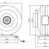 LWDA-150S-MBN-12 外形尺寸图 dimension drawing LONGWELL 朗伟