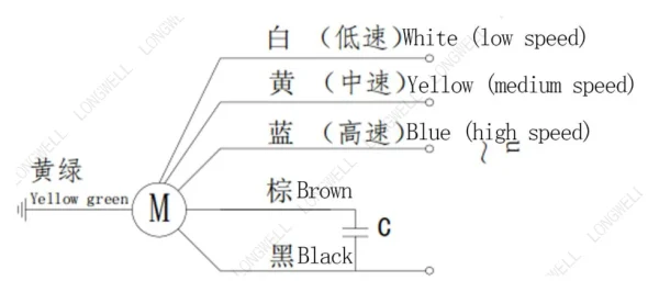 LWDA-150S-MBN-12 接线图 wiring diagram LONGWELL 朗伟