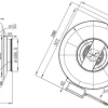 LWDA-160S-MBN-04 LWDA-160S-MBN-04 金属管道风机 Ø160mm