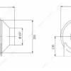 LWDA-200(8")S-PWN-09 外形尺寸图 LONGWELL 朗伟