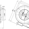 LWDA-200S-MBN-13 LWDA-200S-MBN-13 金属管道风机 Ø200mm