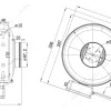 LWDD-100M-MBN-12 外形尺寸图 dimension drawing LONGWELL 朗伟
