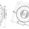 LWDD-125M-MBN-08 外形尺寸图 dimension drawing LONGWELL 朗伟
