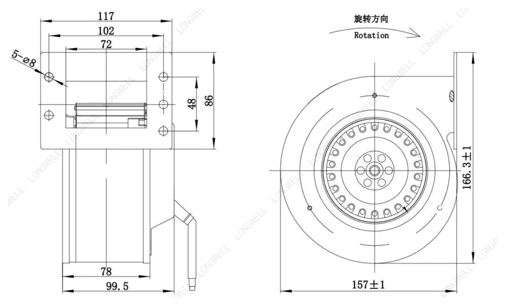 LWFA2E120-092SS-03 外形尺寸图