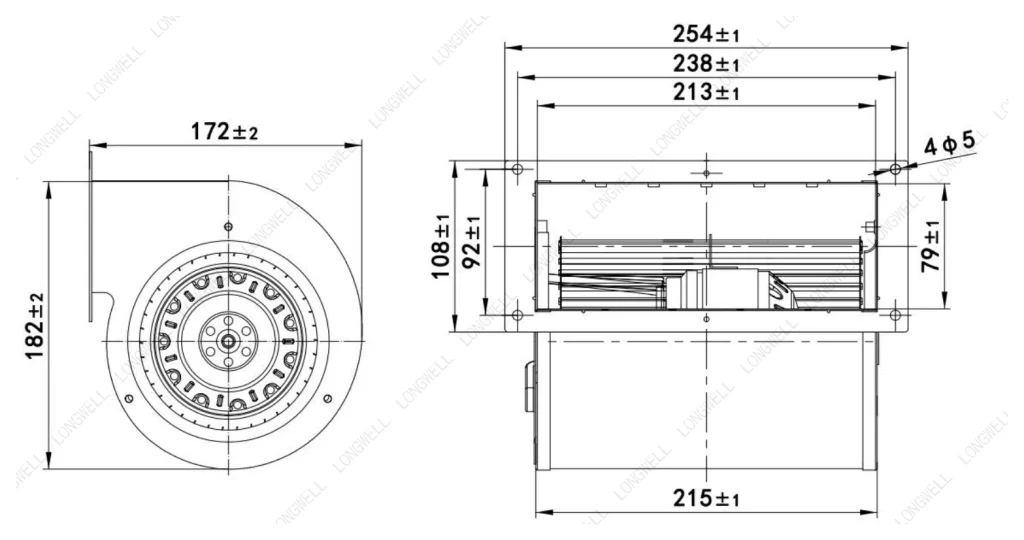 LWFA2E133-092DS-08 外形尺寸图