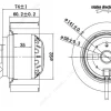 LWFA2E140-092NS-01 外形尺寸图 dimension drawing LONGWELL 朗伟
