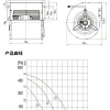 LWFA2E146-092DS-08 LWFA2E146-092DS-08 双进风前向鼓风机 Ø146mm