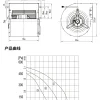 LWFA2E146-092DS-09 LWFA2E146-092DS-09 双进风前向鼓风机 Ø146mm