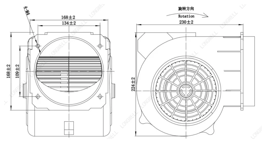 LWFA2E146-092DS-10 外形尺寸图