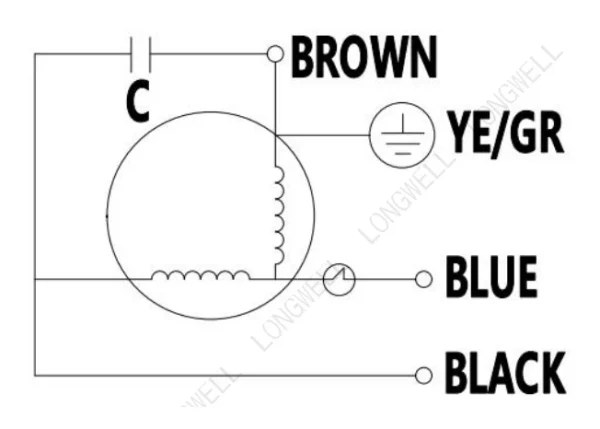LWFA2E146-092DS-10 接线图 wiring diagram LONGWELL 朗伟