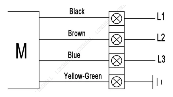 LWFA4D250-138NT-01 接线图 wiring diagram LONGWELL 朗伟