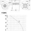 LWFA4E180-092DS-01 LWFA4E180-092DS-01 双进风前向鼓风机 Ø180mm