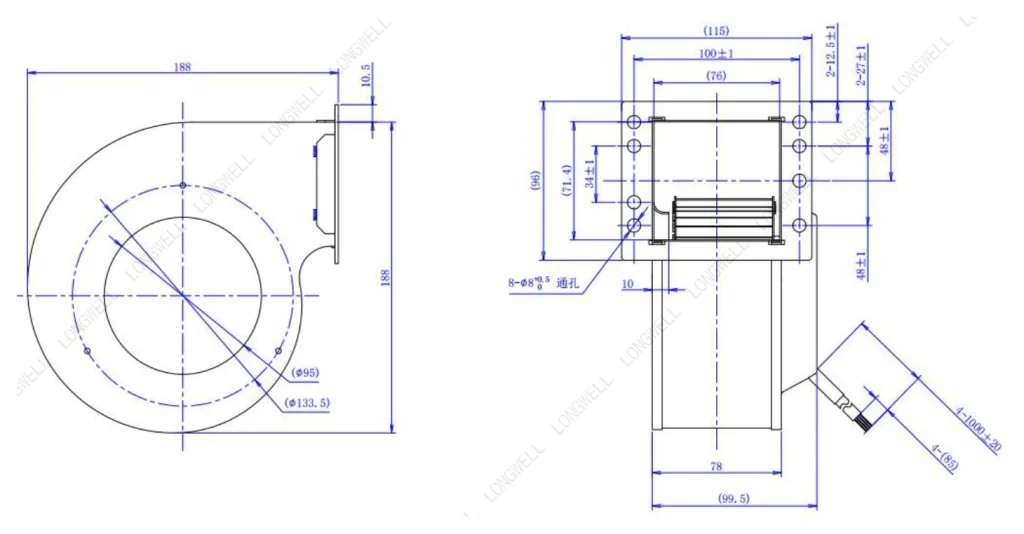 LWFD3G120-072SM-01 外形尺寸图