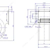 LWFD3G120-072SM-01 外形尺寸图 dimension drawing LONGWELL 朗伟