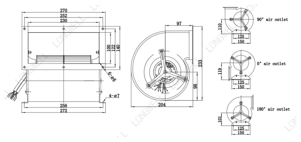LWFD3G133-072DM-04 外形尺寸图