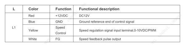 LWFD3G133-072SM-01 接线图 wiring diagram LONGWELL 朗伟