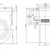 LWFD3G160-092SM-01 外形尺寸图 LONGWELL 朗伟