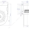 LWFD3G160-092SZ-01 外形尺寸图 LONGWELL 朗伟