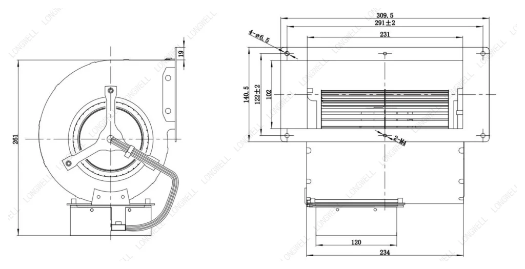 LWFE3G146-092DS-02 外形尺寸图