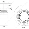 LWFE3G150-092SS-01 外形尺寸图 LONGWELL 朗伟