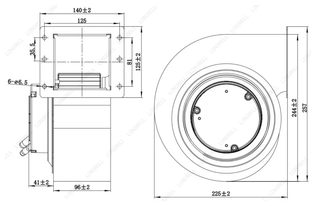 LWFE3G150-092SS-01 外形尺寸图