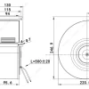 LWFE3G160-092SS-08 外形尺寸图 dimension drawing LONGWELL 朗伟