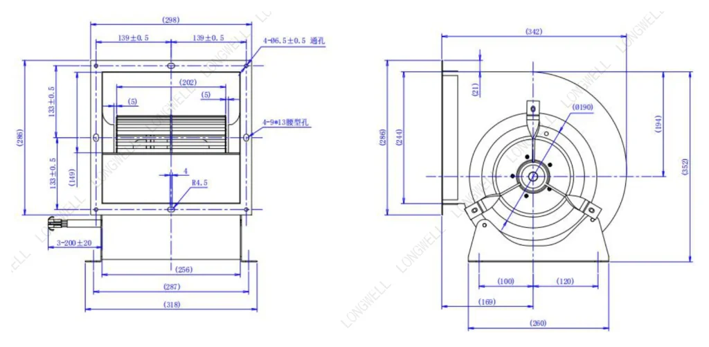 LWFE3G225-138DS-03 外形尺寸图