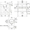 LWFE3G315-188DS-01 LWFE3G315-188DS-01 双进风前向鼓风机 Ø315mm