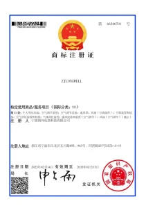 ZJLONGWELL 商标注册证 — LONGWELL 认证证书