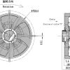 LWAE3G630TS-5PEW-11 外形尺寸图,Ø630mm EC轴流风机安装尺寸