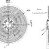 LWAE3G500SS-5MEW-11 外形尺寸图，Ø500mm EC轴流风机安装尺寸