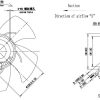 LWAE3G315SS-5PNW-01 外形尺寸图,Ø315mm EC轴流风机安装尺寸