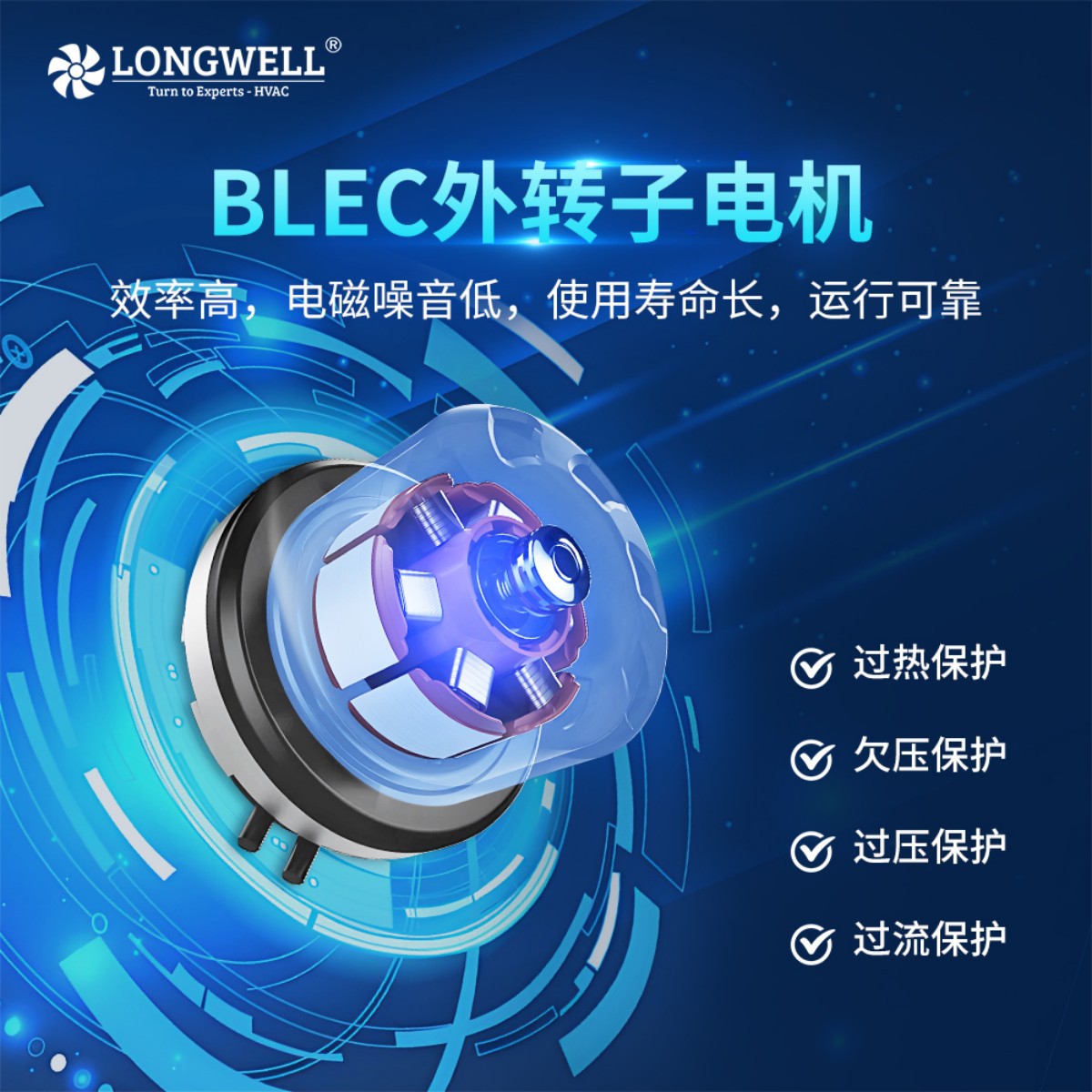 EC后倾式离心风机 带支架 4