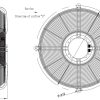 LWAE3G710SS-5MKW-02 外形尺寸图,Ø710mm EC轴流风机安装尺寸